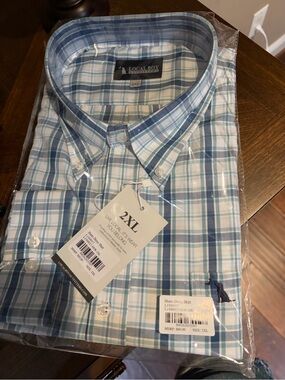 Local boy outfitters Hutto Blue Plaid Button-Down Shirt